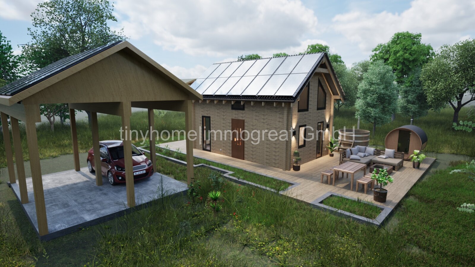 Tiny House in Hessen zu verkaufen, 2 SZ, 1 Bad, Einbauküche in 36269 Philippsthal/OT Harnrode