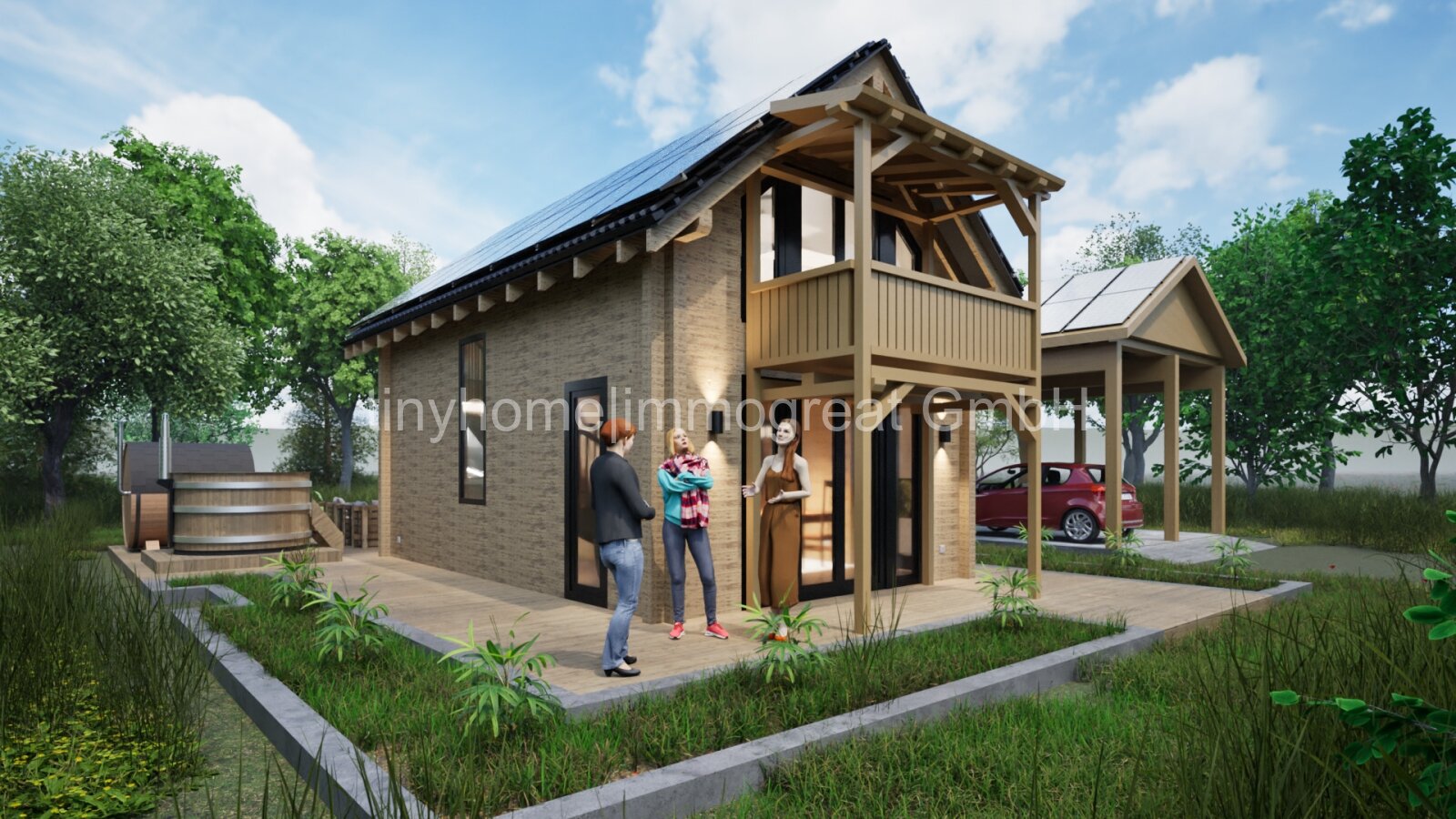 Tiny House in Hessen zu verkaufen, 2 SZ, 1 Bad, Einbauküche in 36269 Philippsthal/OT Harnrode