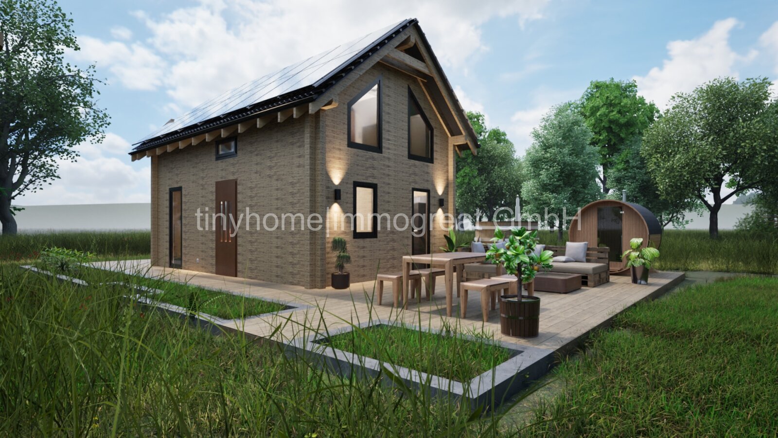 Tiny House in Hessen zu verkaufen, 2 SZ, 1 Bad, Einbauküche in 36269 Philippsthal/OT Harnrode