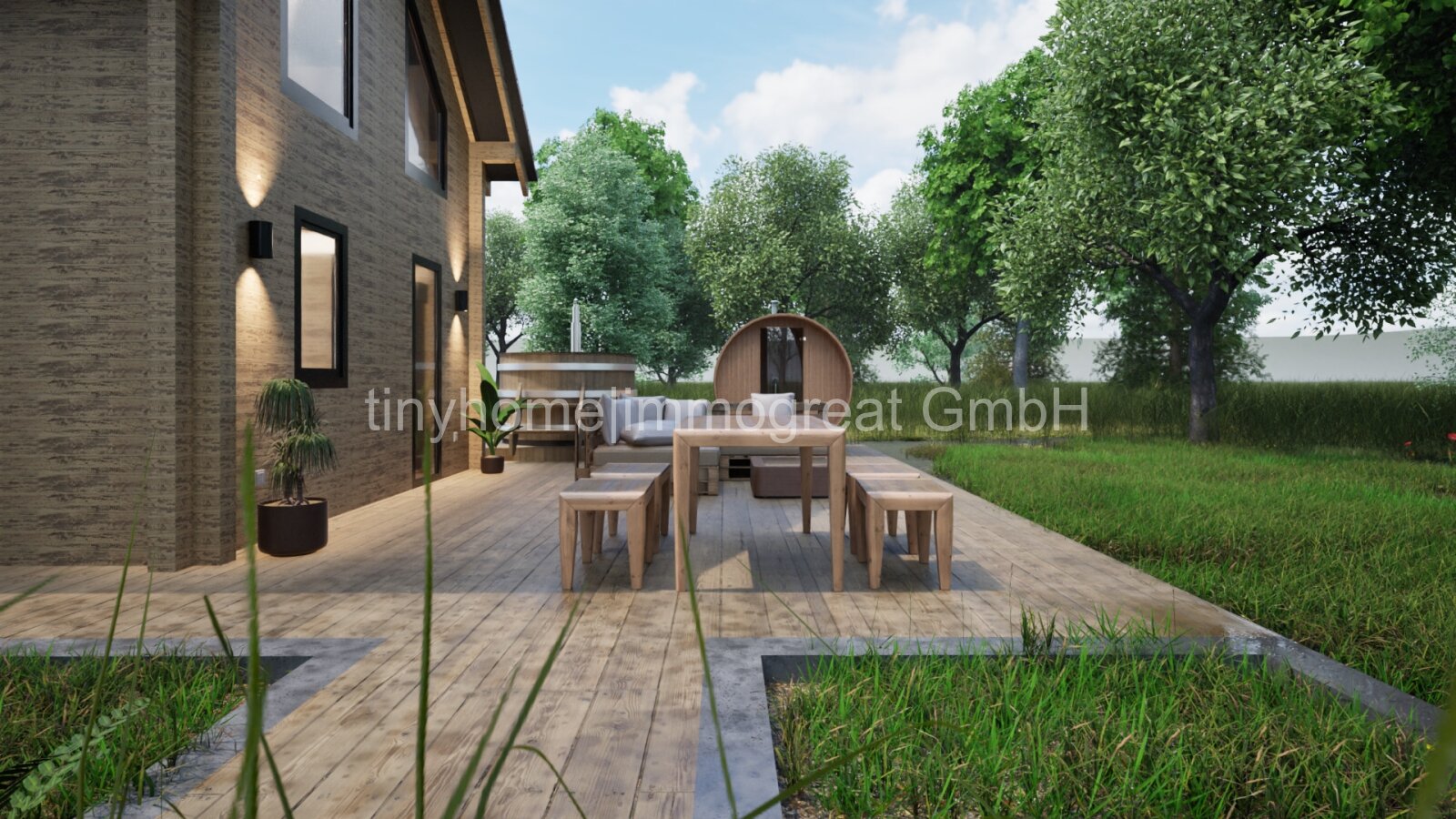 Tiny House in Hessen zu verkaufen, 2 SZ, 1 Bad, Einbauküche in 36269 Philippsthal/OT Harnrode