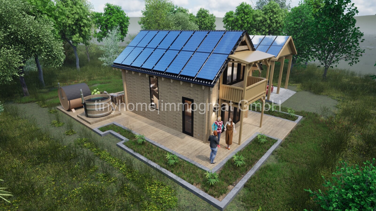 Tiny House in Hessen zu verkaufen, 2 SZ, 1 Bad, Einbauküche in 36269 Philippsthal/OT Harnrode