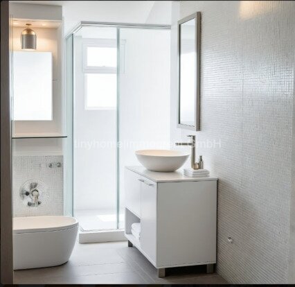 Tiny House in Hessen zu verkaufen, ca.51 m² Fläche, 2 SZ, 1 Bad, Einbauküche 