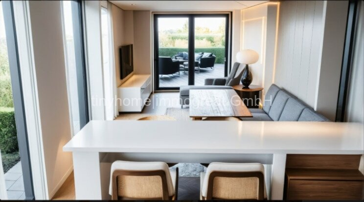 Tiny House in Hessen zu verkaufen, ca.51 m² Fläche, 2 SZ, 1 Bad, Einbauküche 