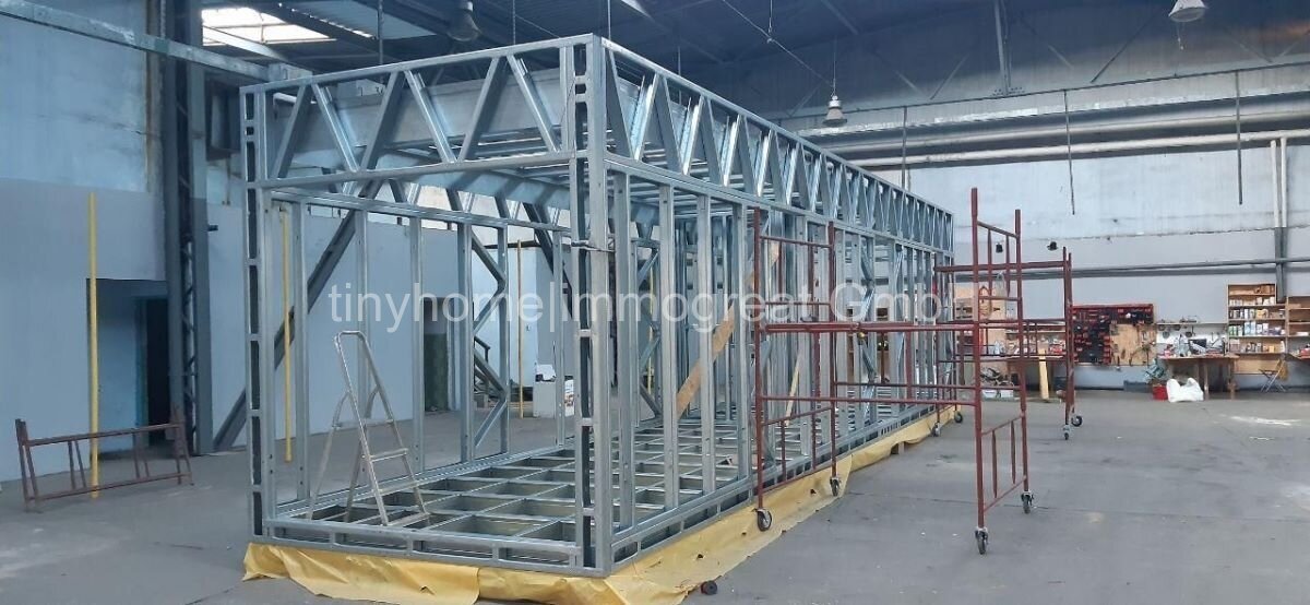 Tiny House/ Rentnerhaus in 35094 Hessen zu verkaufen: 50m² Wohnfläche, TeilMöbliert, Pachtgrundstück