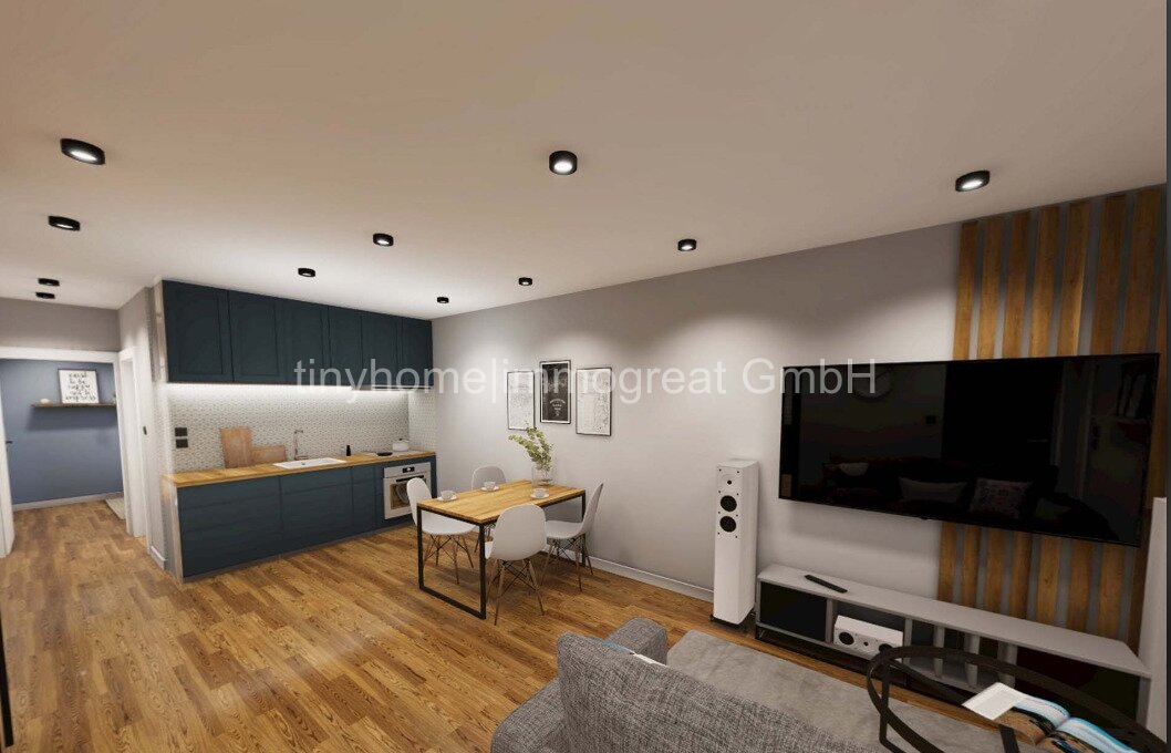 Tiny House/ Rentnerhaus in 35094 Hessen zu verkaufen: 50m² Wohnfläche, TeilMöbliert, Pachtgrundstück