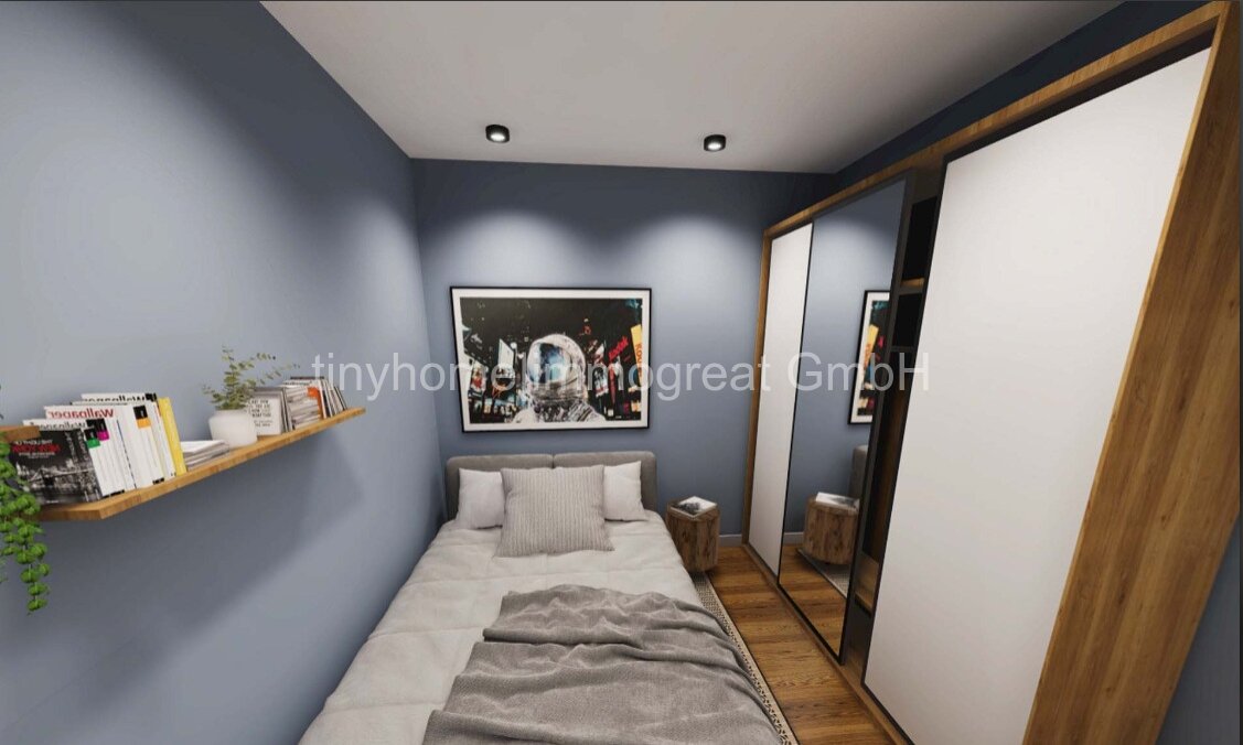 Tiny House/ Rentnerhaus in 35094 Hessen zu verkaufen: 50m² Wohnfläche, TeilMöbliert, Pachtgrundstück