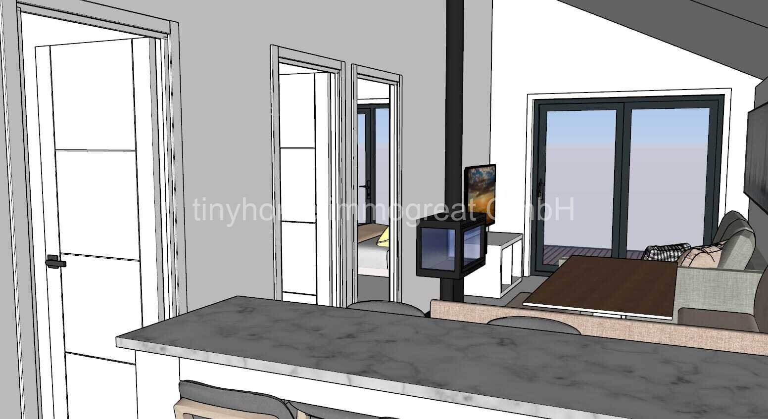 Modulhaus UTE (2 Einheiten) ohne Grundstück, ohne Erweiterung