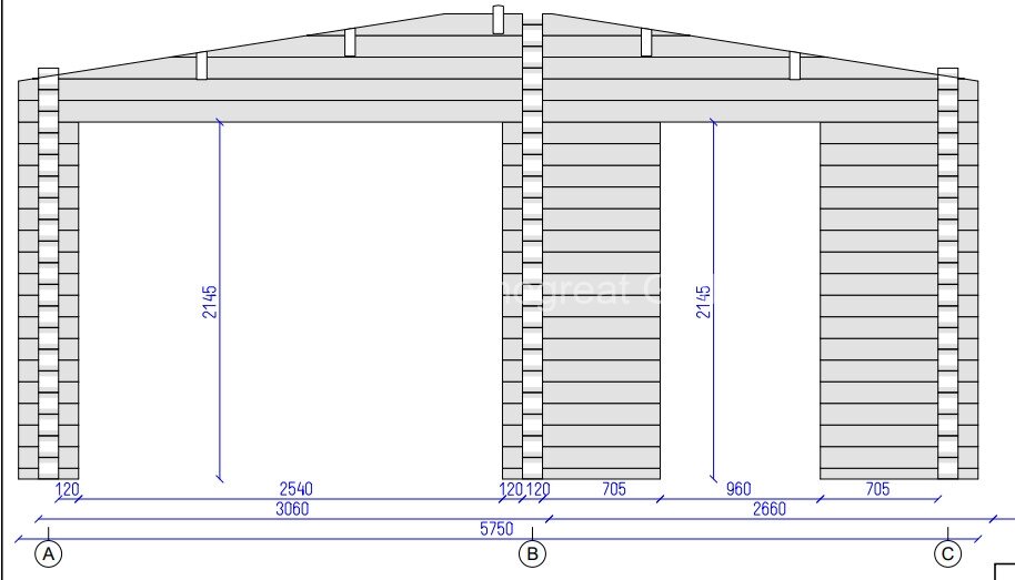 Niedersachsen, 27628 Sandstedt, Hagen im Bremischen, 100 m² Rentner-Holzmassivhaus mit Grundstück im Ferienort