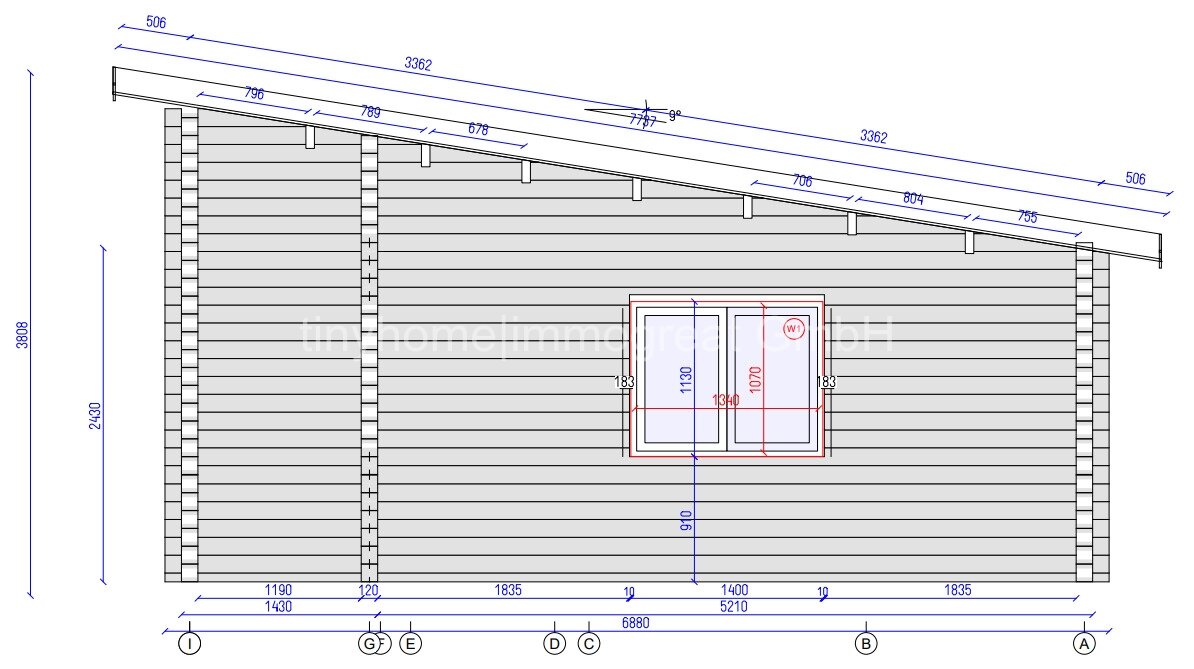 Niedersachsen, 27628 Sandstedt, Hagen im Bremischen, 100 m² Rentner-Holzmassivhaus mit Grundstück im Ferienort