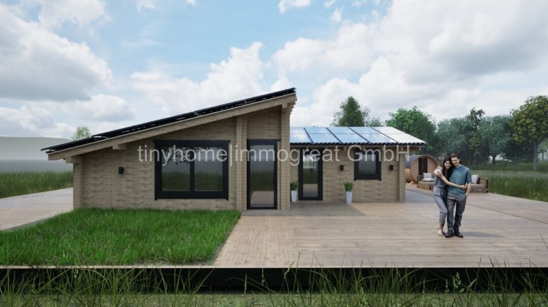 Niedersachsen, 27628 Sandstedt, Hagen im Bremischen, 100 m² Rentner-Holzmassivhaus mit Grundstück im Ferienort