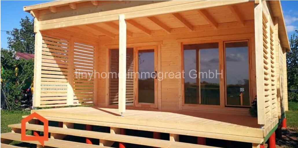 Niedersachsen, 27628 Sandstedt, Hagen im Bremischen, 100 m² Rentner-Holzmassivhaus mit Grundstück im Ferienort