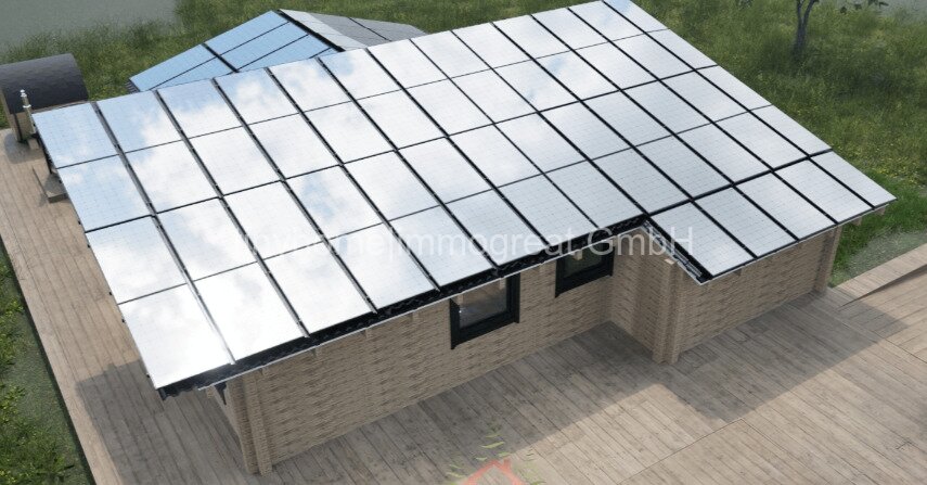 Niedersachsen, 27628 Sandstedt, Hagen im Bremischen, 100 m² Rentner-Holzmassivhaus mit Grundstück im Ferienort