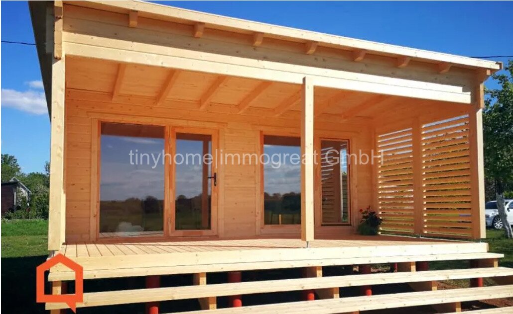 Niedersachsen, 27628 Sandstedt, Hagen im Bremischen, 100 m² Rentner-Holzmassivhaus mit Grundstück im Ferienort