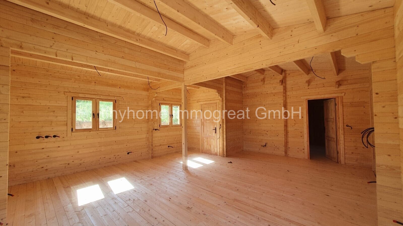 Niedersachsen, 27628 Sandstedt, Hagen im Bremischen, 100 m² Rentner-Holzmassivhaus mit Grundstück im Ferienort