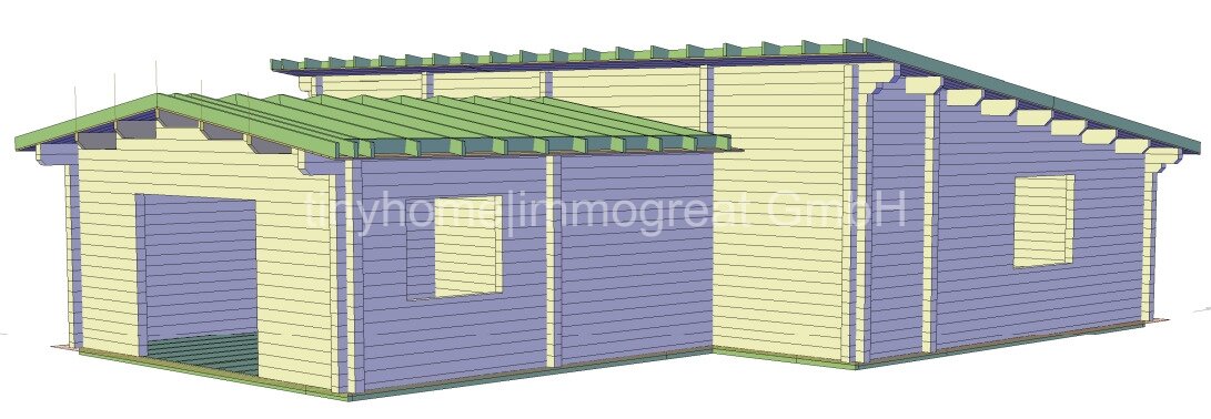 Hessen, Philippsthal, Harnrode - Neubau Rentner-Holzhaus mit eigener Stromversorgung 