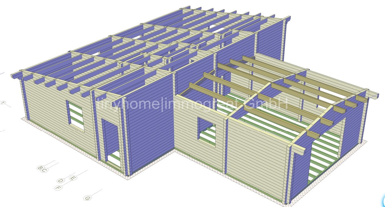 Hessen, Philippsthal, Harnrode - Neubau Rentner-Holzhaus mit eigener Stromversorgung 
