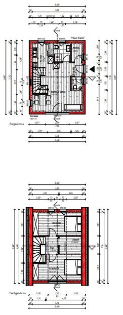 Kleines Einfamilienhaus/ Blockbohlen-Holzmassivholz in 27639 Nordholz mit Grundstück