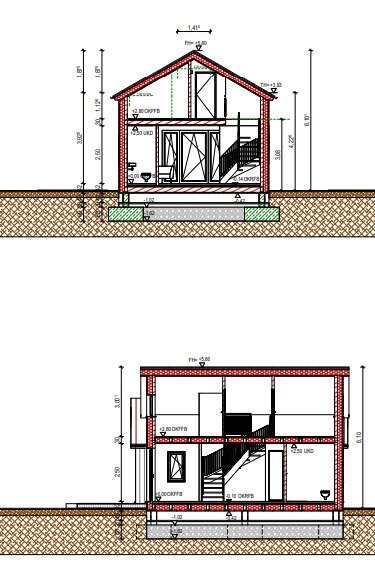 Kleines Einfamilienhaus/ Blockbohlen-Holzmassivholz in 27639 Nordholz mit Grundstück