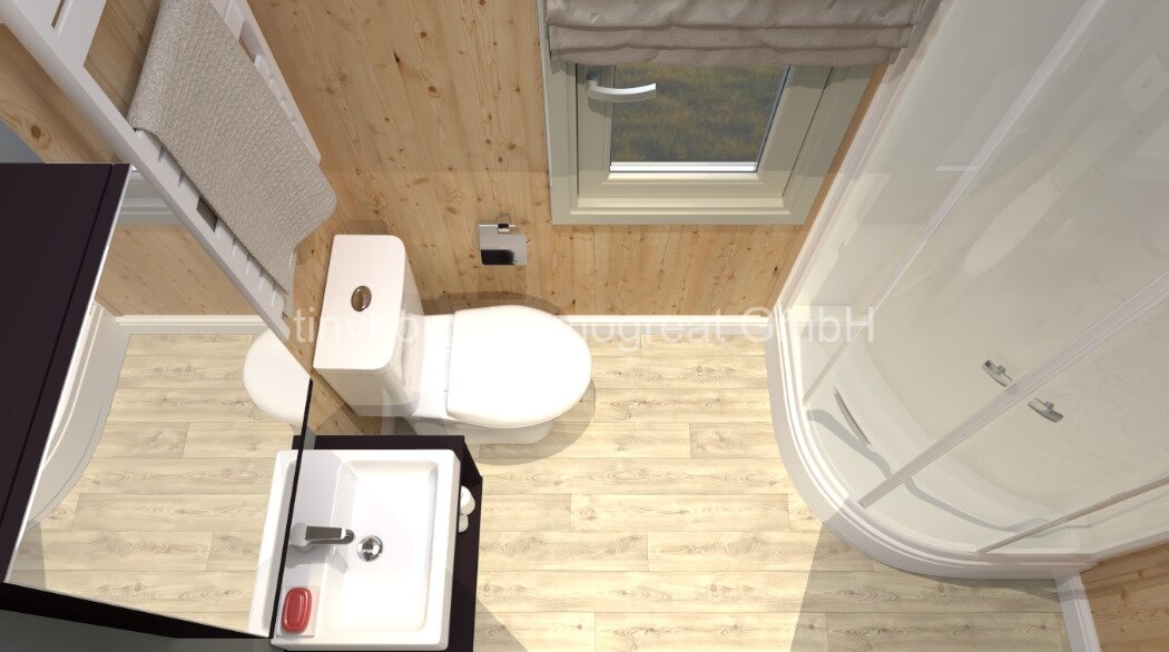 Bad mit Dusche und WC Bad mit Dusche und WC
