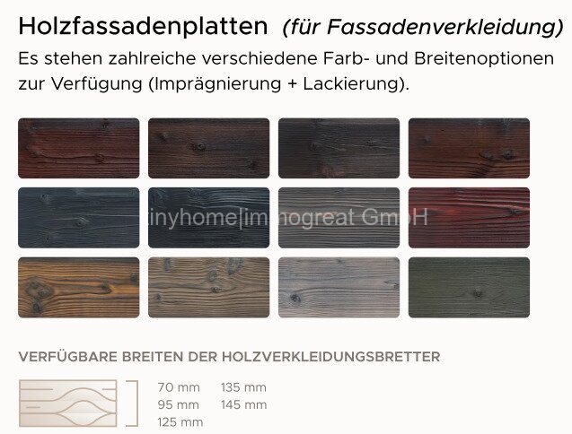 Lakierte Holzfassadenbretter Lakierte Holzfassadenbretter