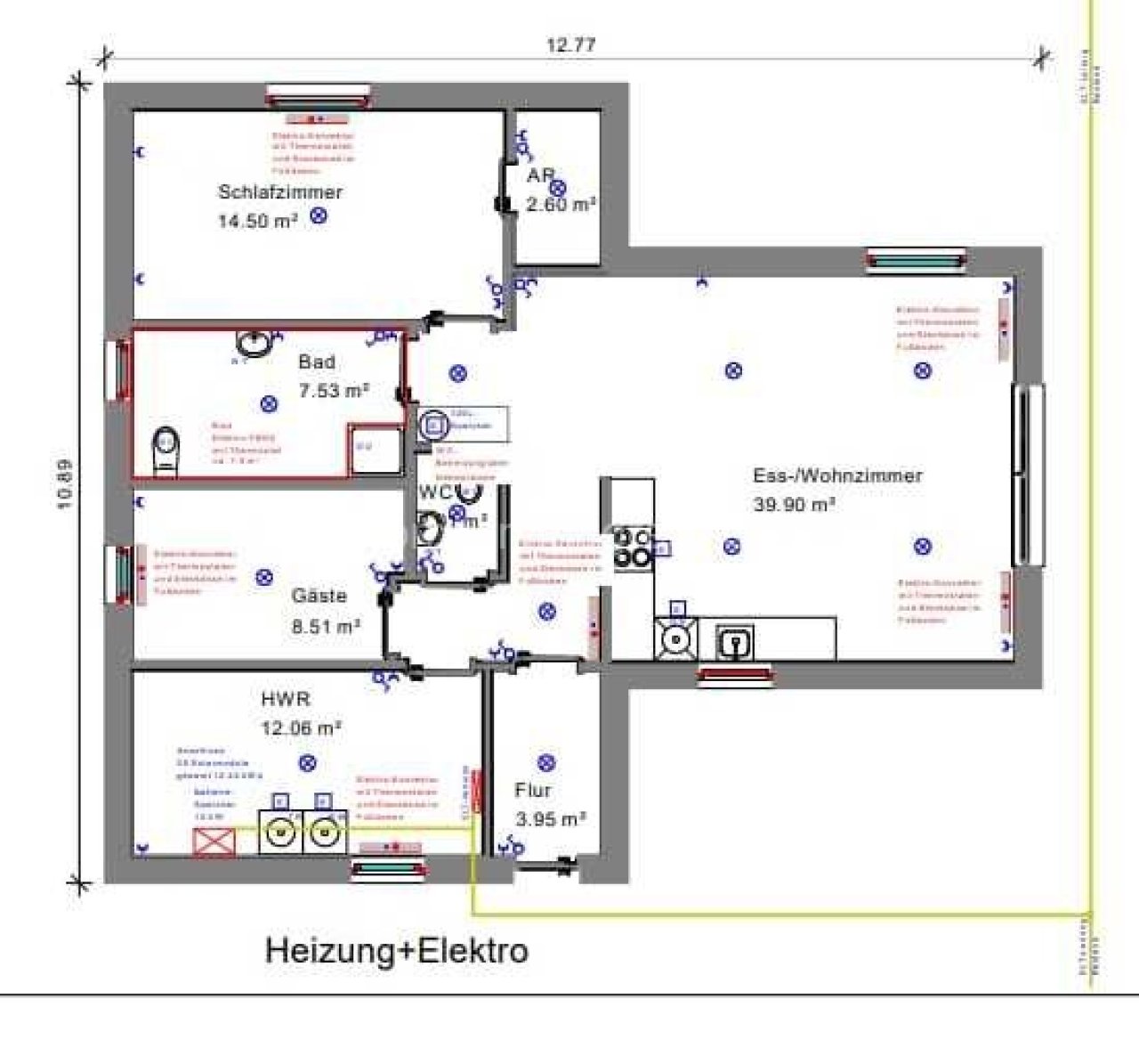 TGA Planung Strom Danziger Str. 25